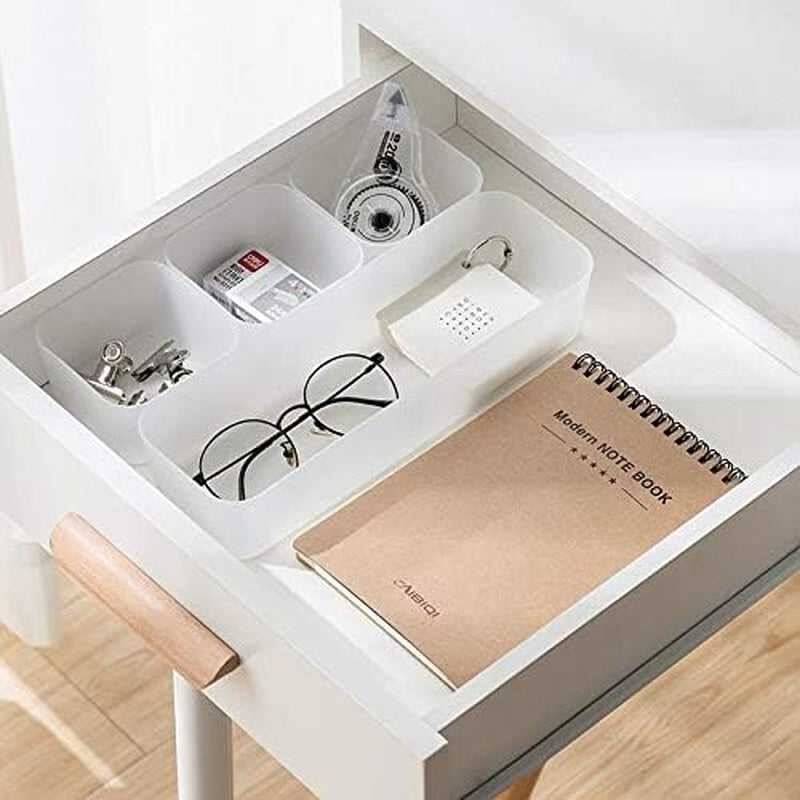 Clear Drawer Organizer Set