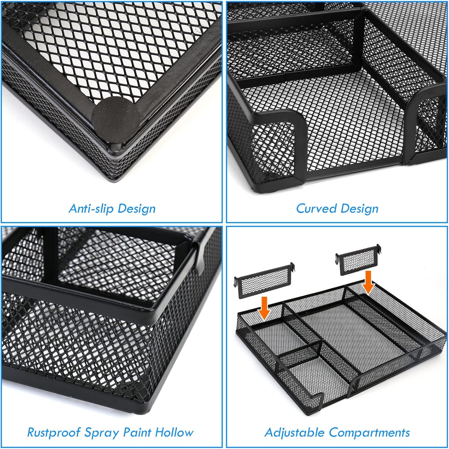 Adjustable Mesh Drawer Organizer