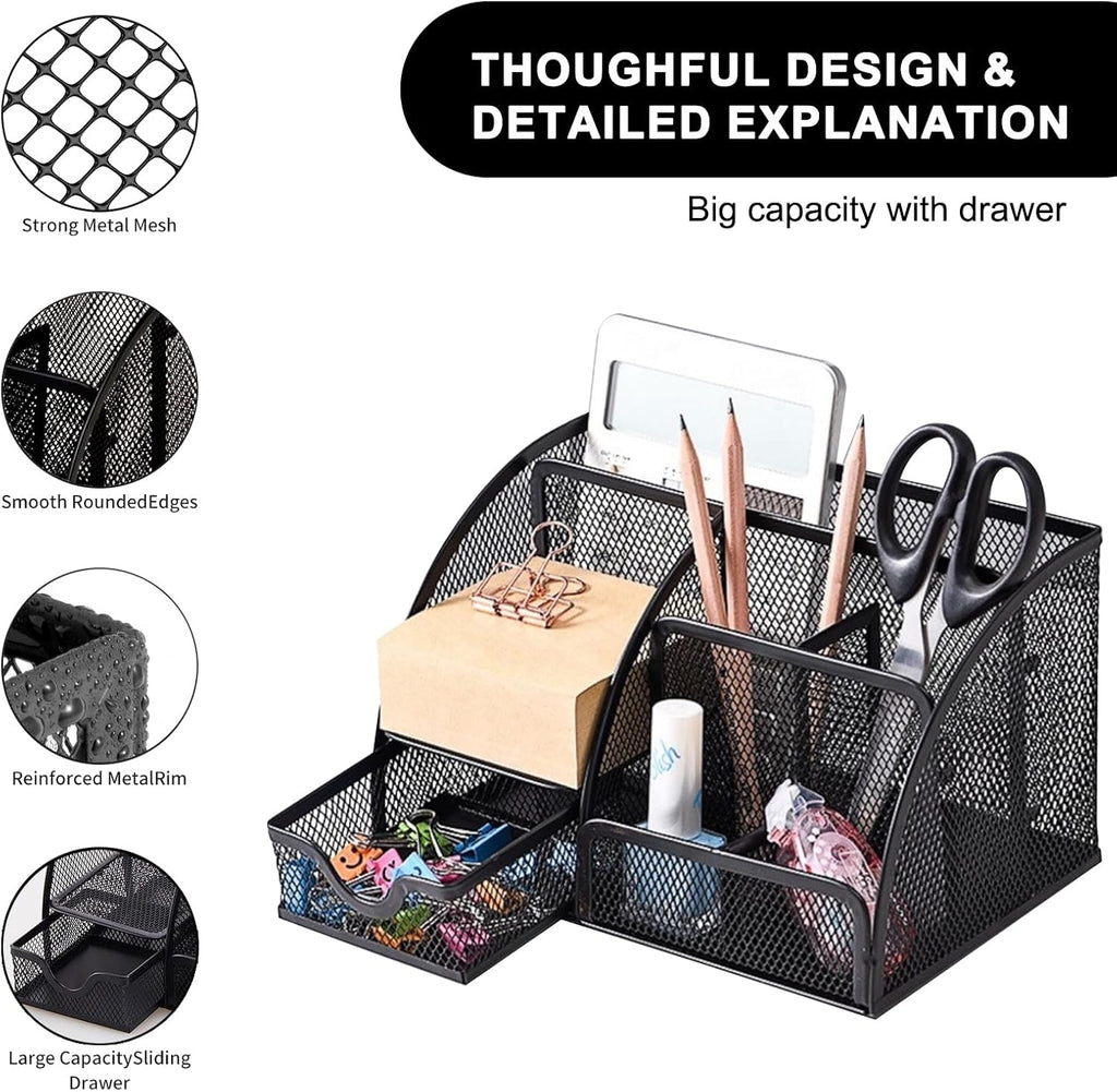 Desktop Organizer with Drawer