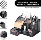 Desktop Organizer with Drawer