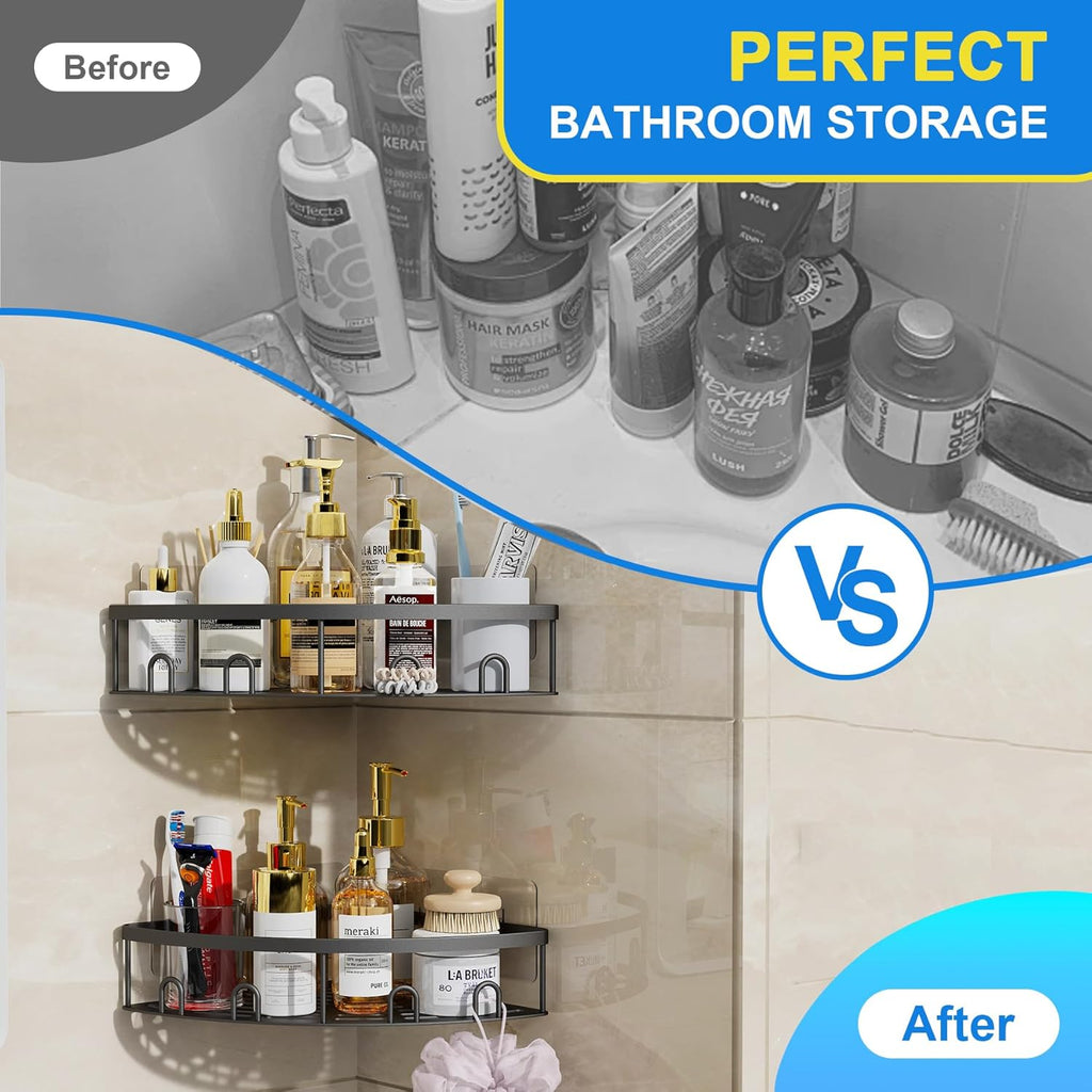Adhesive Corner Shower Caddy