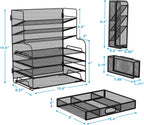 7-Tier Desk Organizer with Drawer