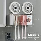 Toothbrush Holders With Toothpaste Dispenser