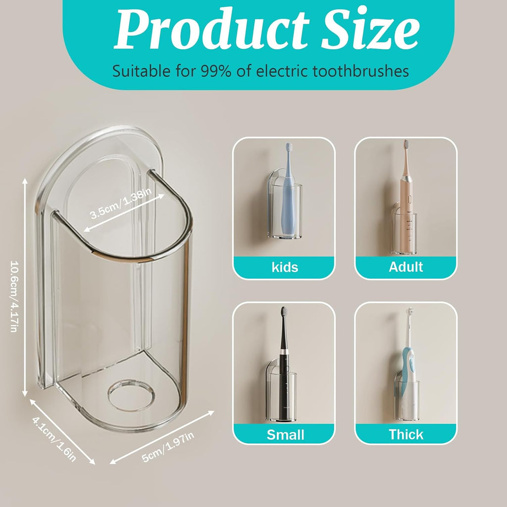 2 Pack - Electric Toothbrush Holders 