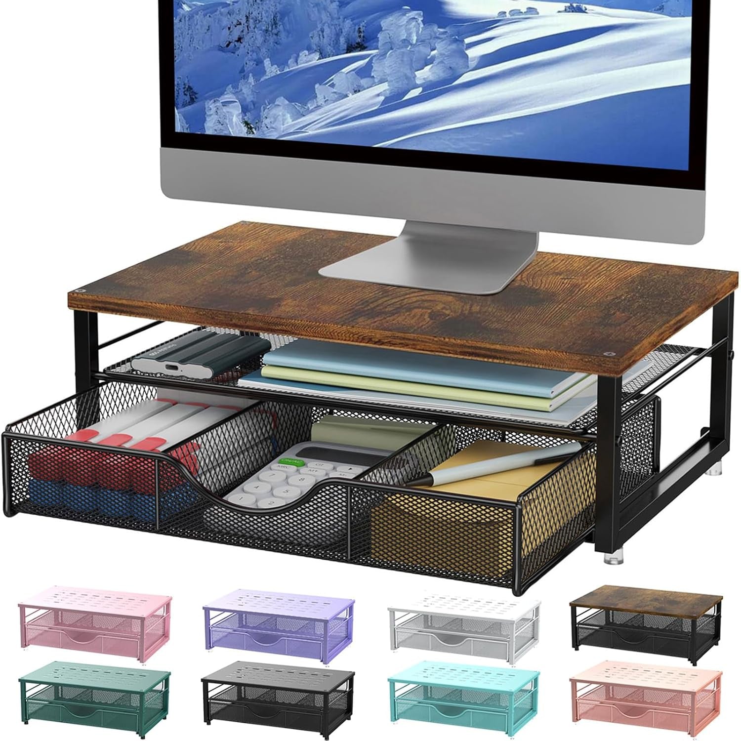 Computer Monitor Stand Riser