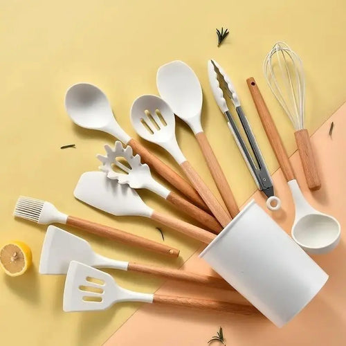12-Piece Silicone Kitchen Utensil Set