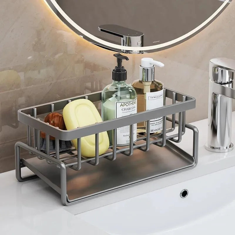Self-Draining Kitchen Sink Organizer