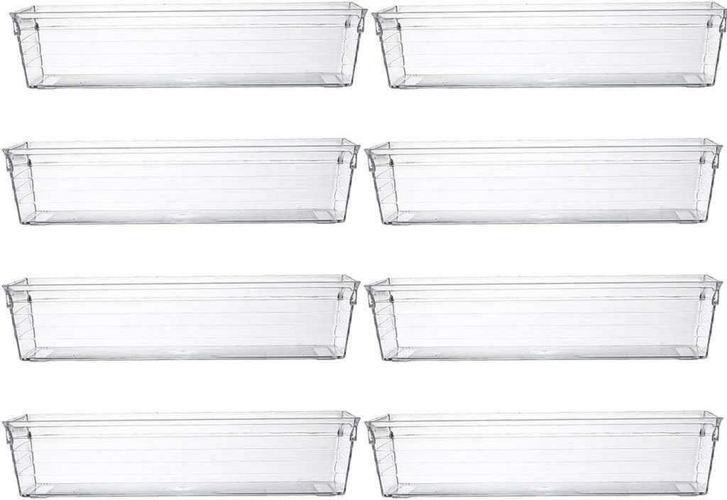 Clear Plastic Drawer Organizer Tray 