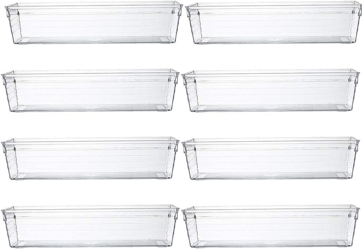 Clear Plastic Drawer Organizer Tray 