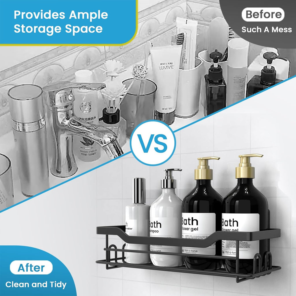 Adhesive Shower Caddy Shelves 