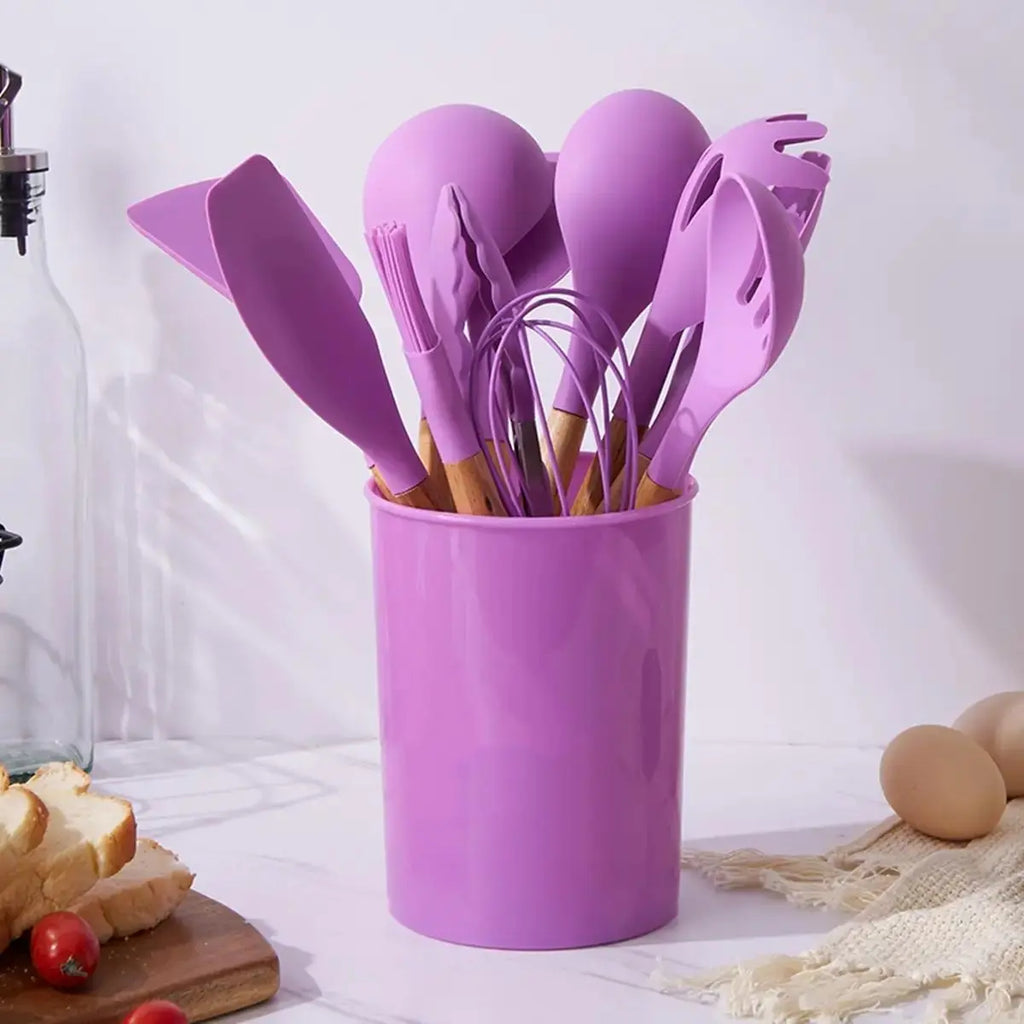 12-Piece Silicone Kitchen Utensil Set