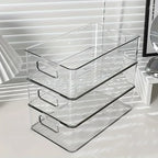 Stackable Clear Plastic Storage Bins