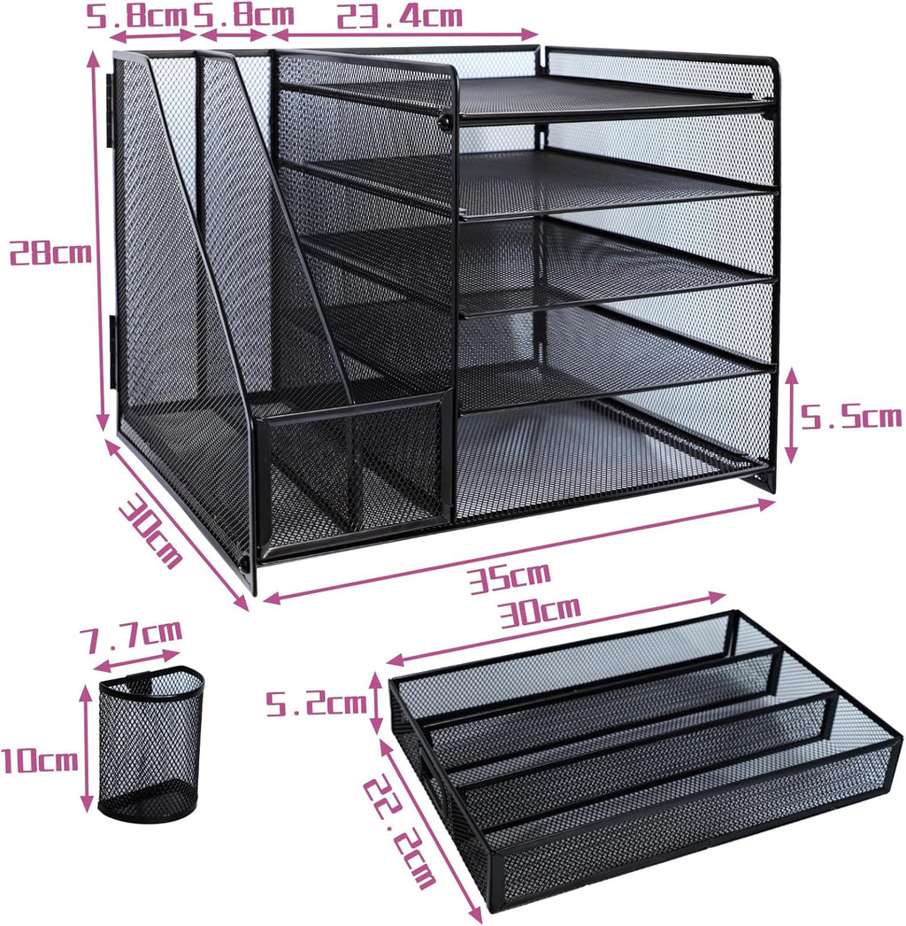 Desk Organizers and Accessories with File Holder
