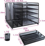 Desk Organizers and Accessories with File Holder