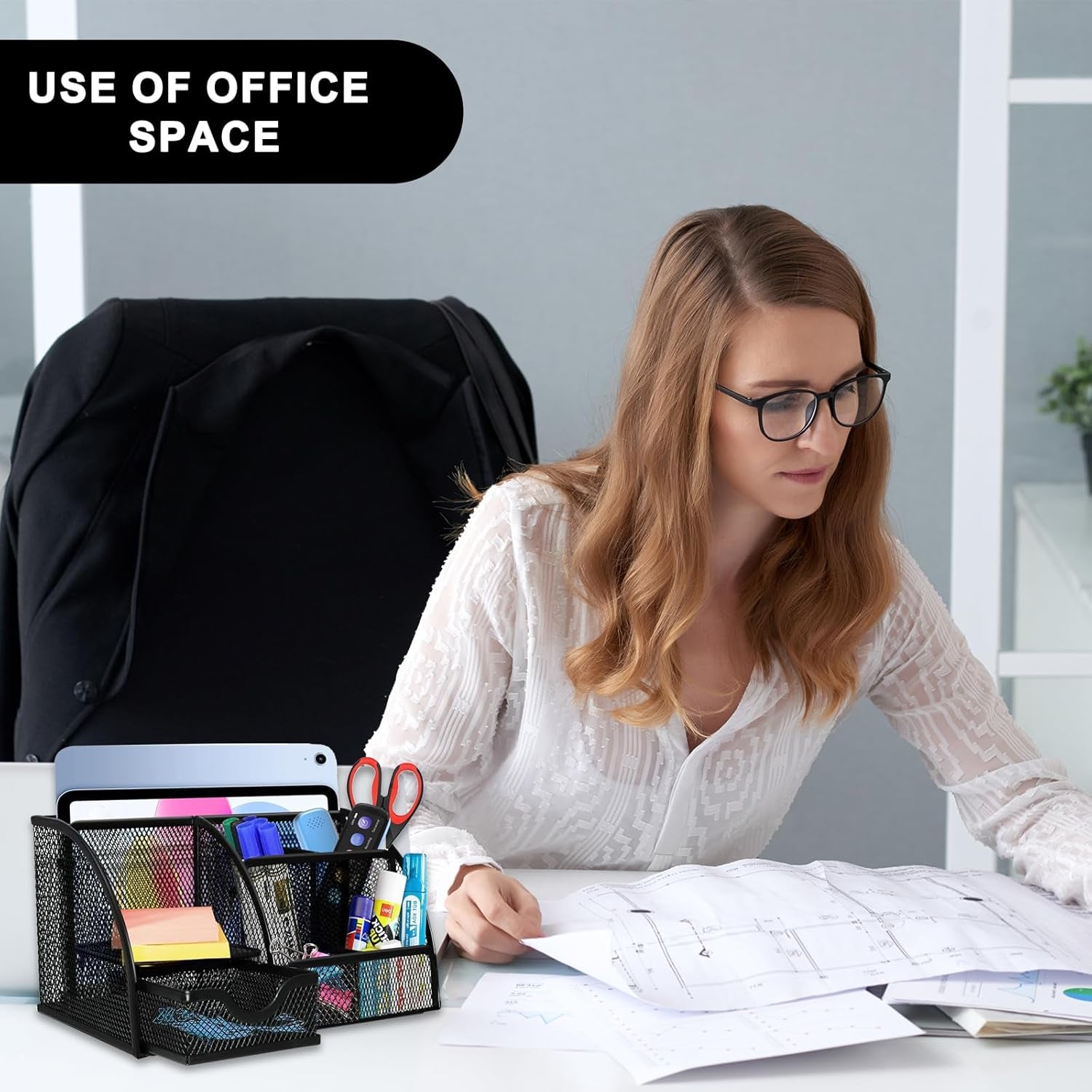 Desktop Organizer with Drawer