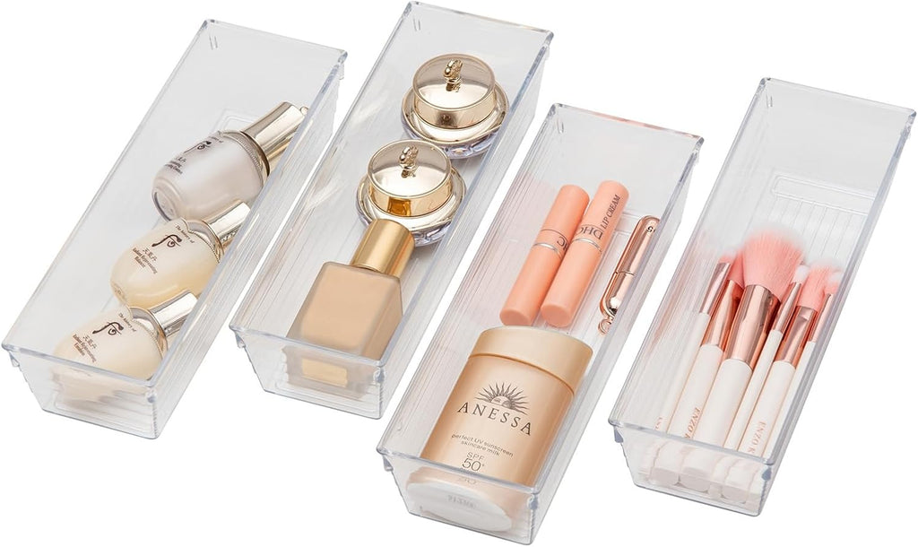 Clear Plastic Drawer Organizer Tray 