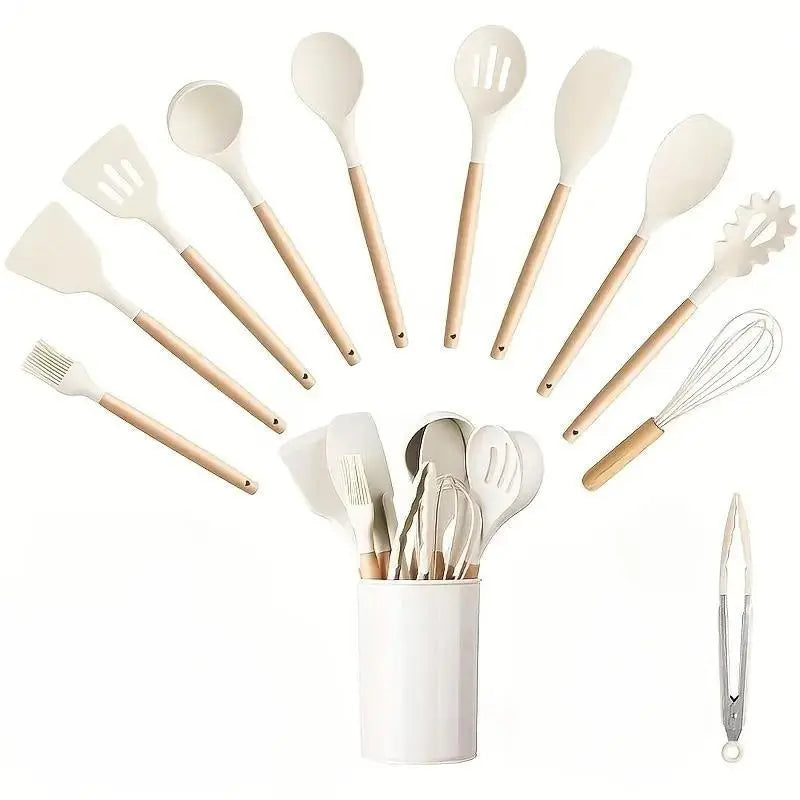 12-Piece Silicone Kitchen Utensil Set