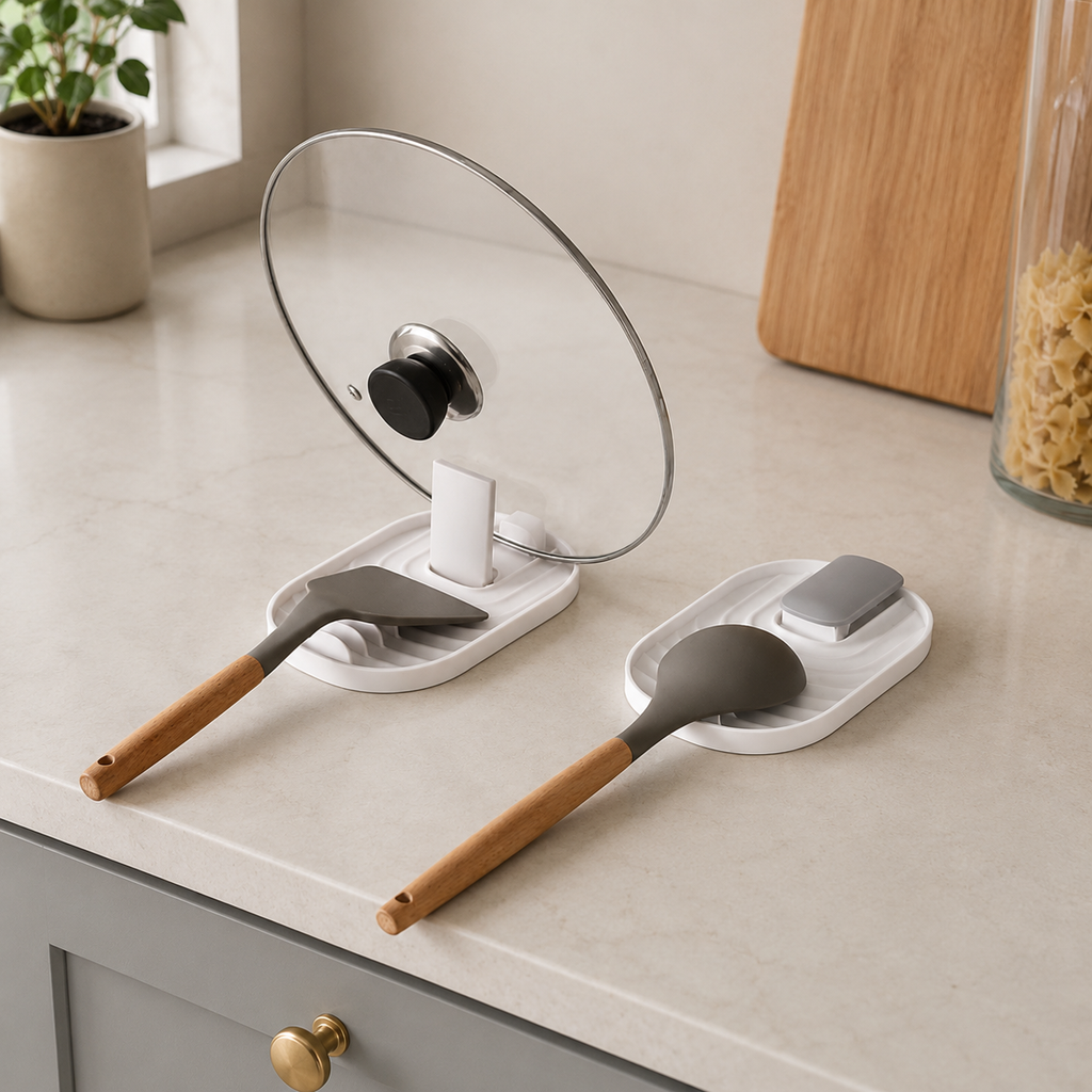 Heat-Resistant Kitchen Spoon Rest & Utensil Holder