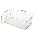 Stackable Clear Plastic Storage Bins