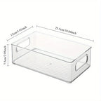 Stackable Clear Plastic Storage Bins
