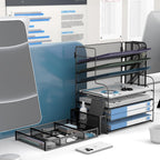7-Tier Desk Organizer with Drawer