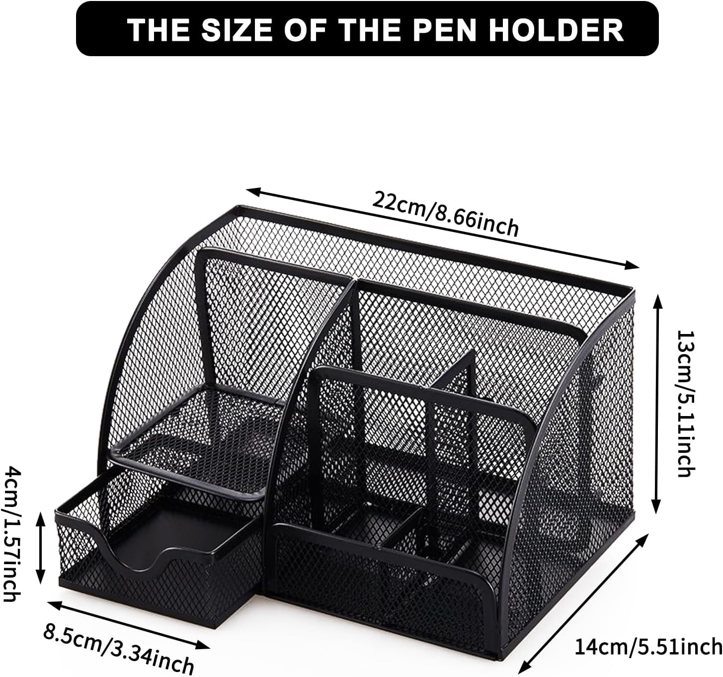 Desktop Organizer with Drawer