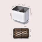 Kitchen Utensil Holder with Drain Tray