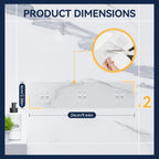 Adhesive 2-Pack Shower Caddy