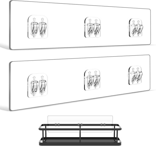 Adhesive 2-Pack Shower Caddy