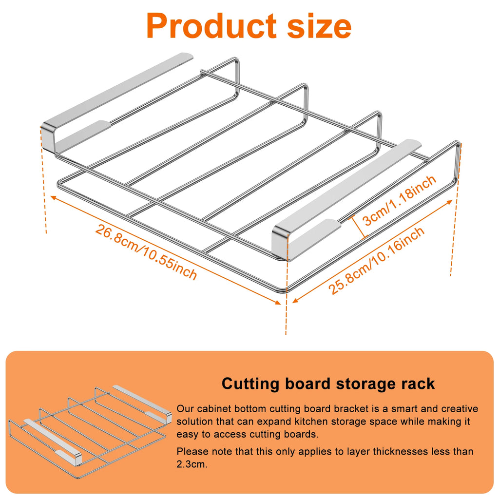 Under Cabinet Cutting Board Holder 