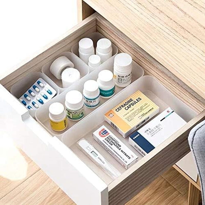 Clear Drawer Organizer Set