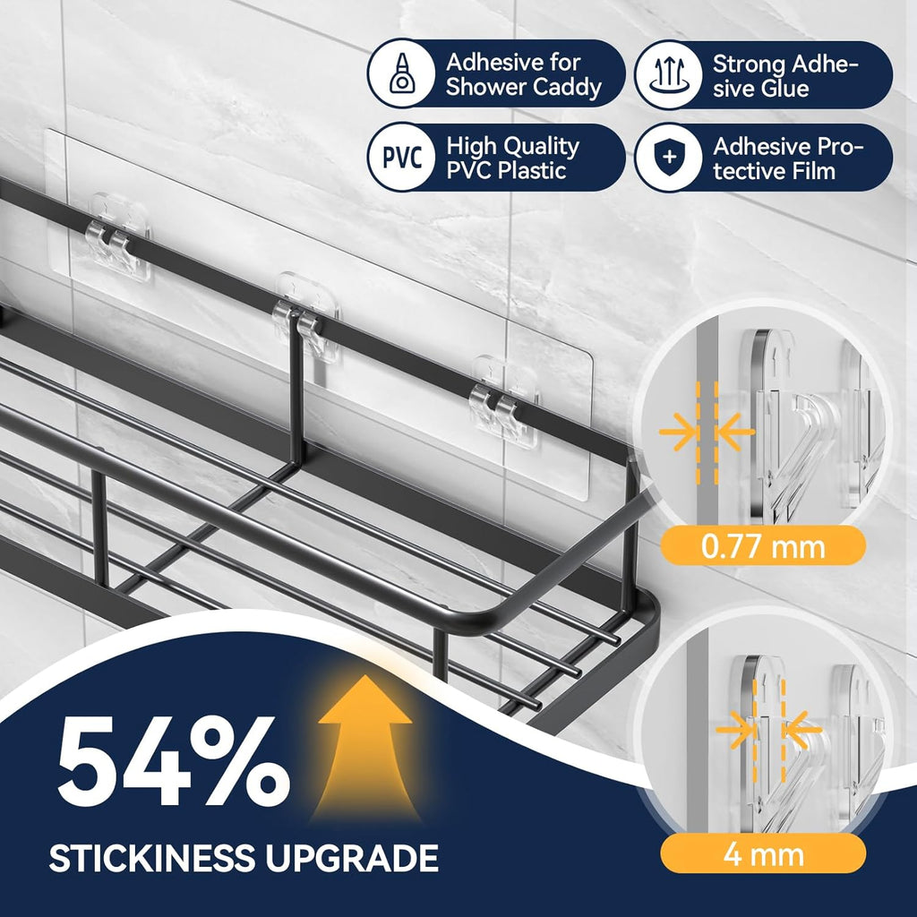 Adhesive 2-Pack Shower Caddy