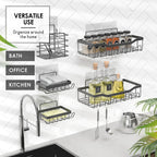 Adhesive Shower Caddy Organizer