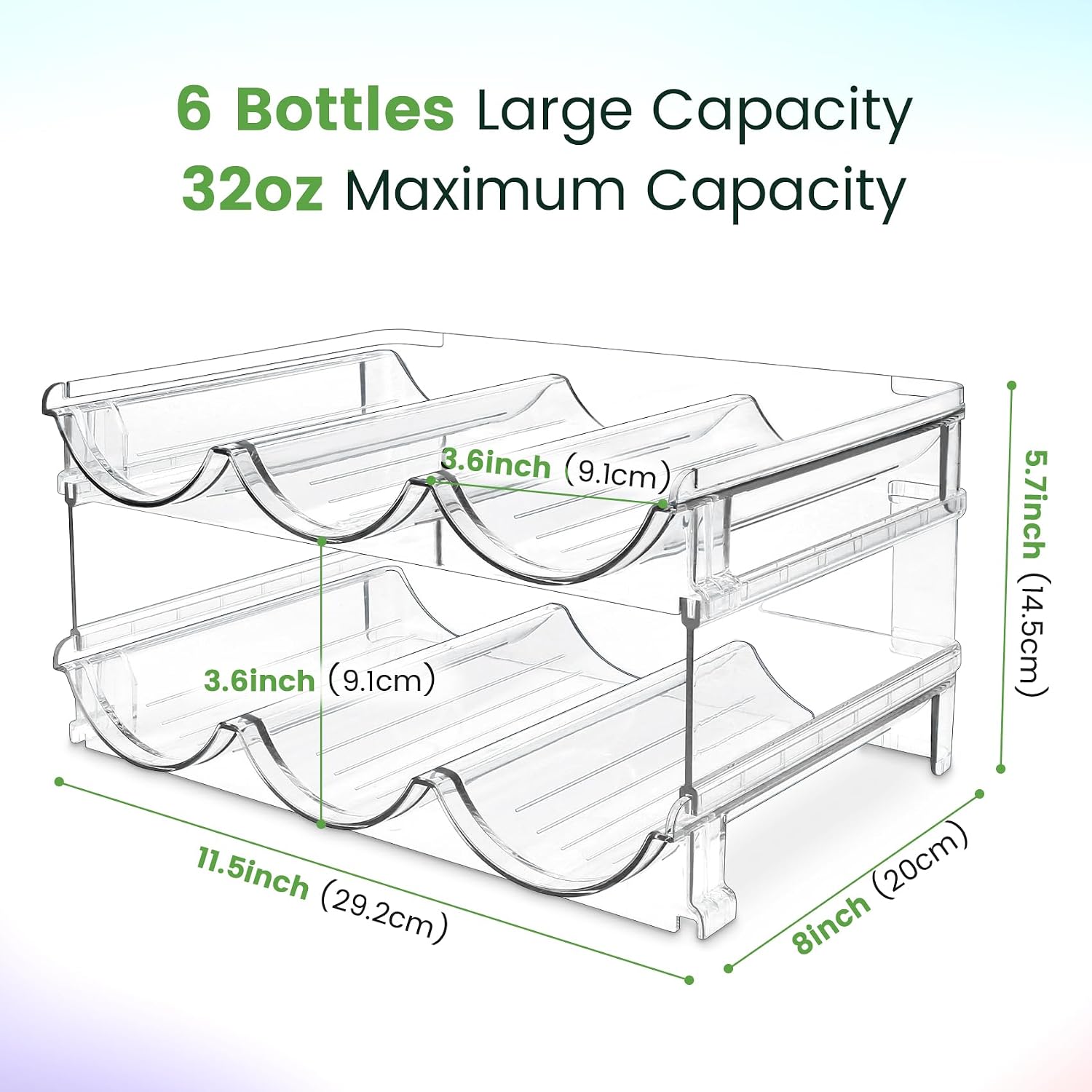 Water Bottle Storage Rack