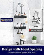 Black Hanging Shower Caddy