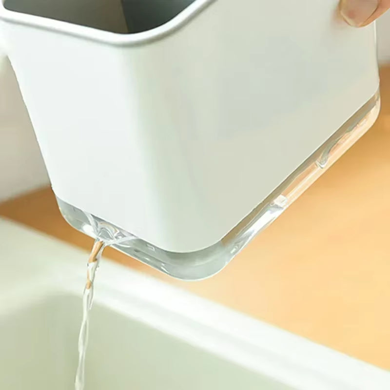 Kitchen Utensil Holder with Drain Tray