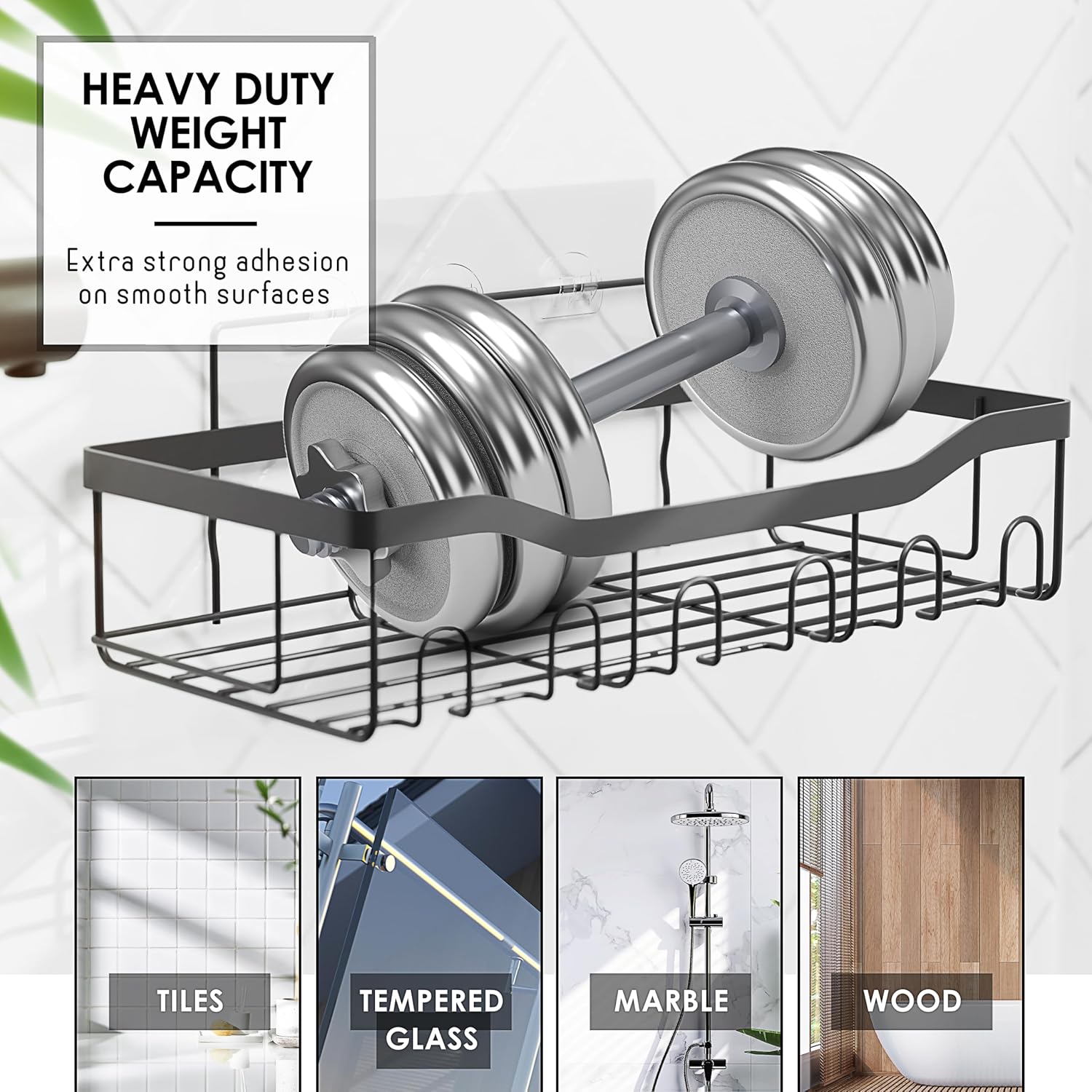 Adhesive Shower Caddy Organizer