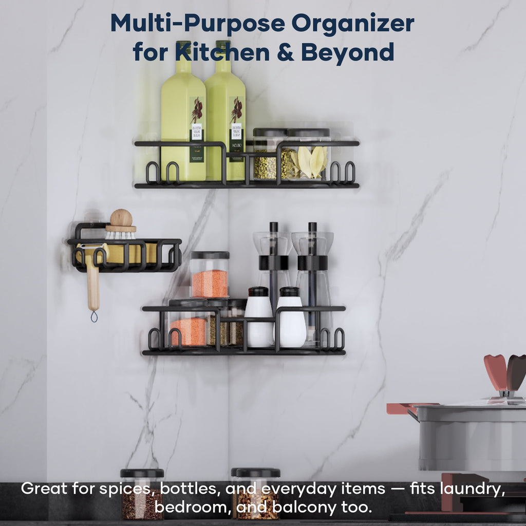 Adhesive Corner Shower Caddy (No Drill)