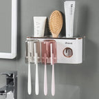 Toothbrush Holders With Toothpaste Dispenser