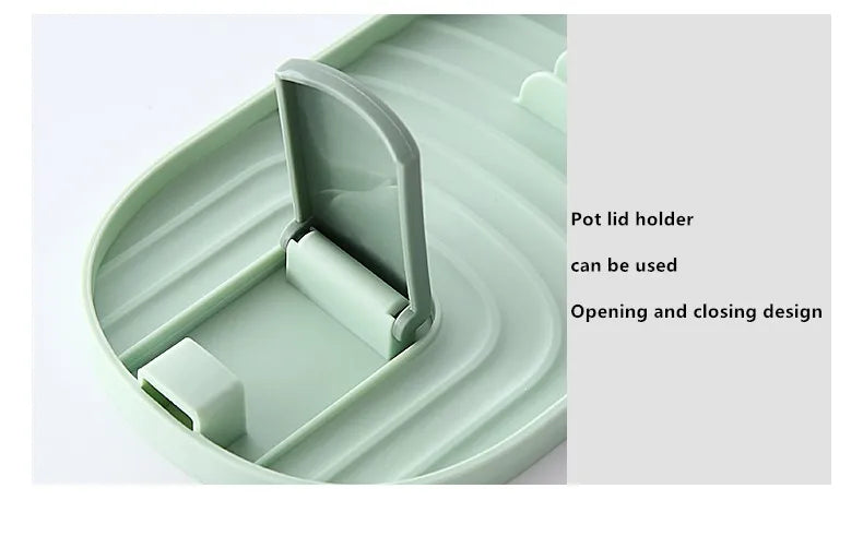 Heat-Resistant Kitchen Spoon Rest & Utensil Holder