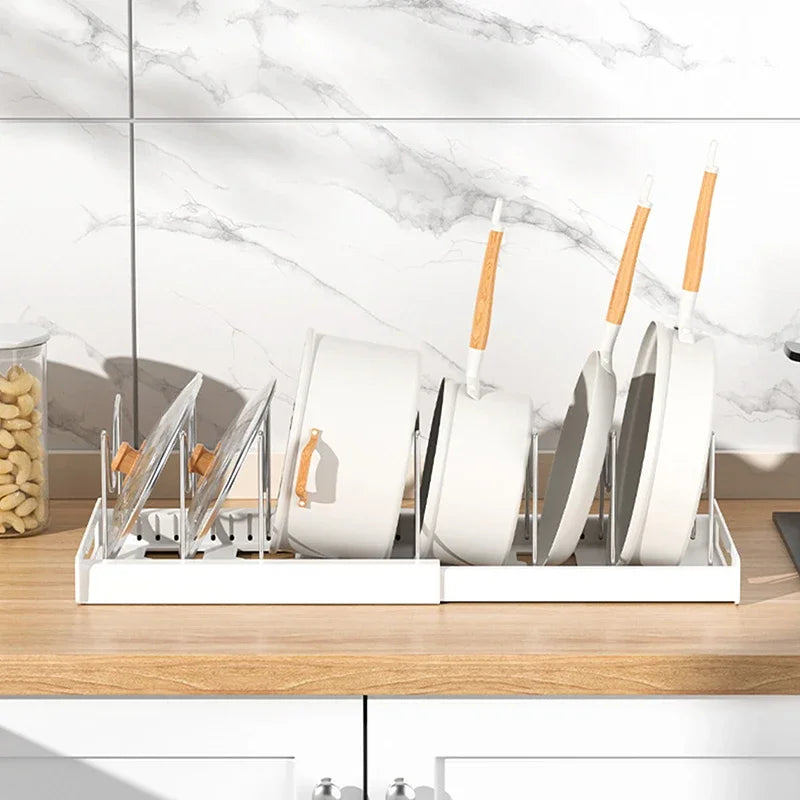 Expandable Pot & Lid Organizer
