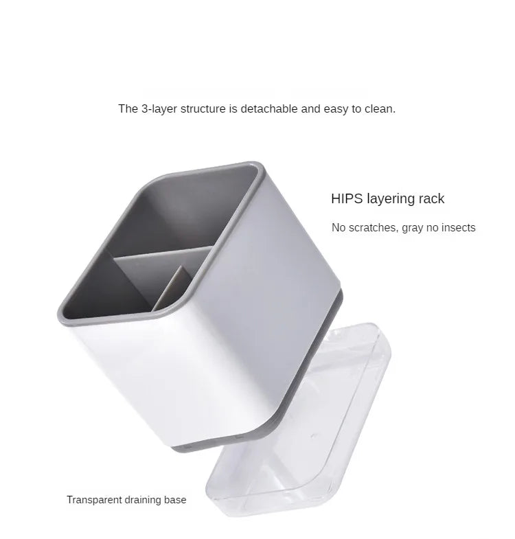 Kitchen Utensil Holder with Drain Tray