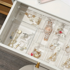 Clear Drawer Organizer Set