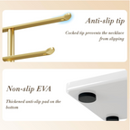 Luxury Gold Jewelry Stand Organizer