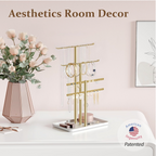 Luxury Gold Jewelry Stand Organizer