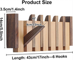 Wall-Mounted Coat Rack (Magnetic Hooks)