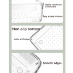 Clear Drawer Organizer Set