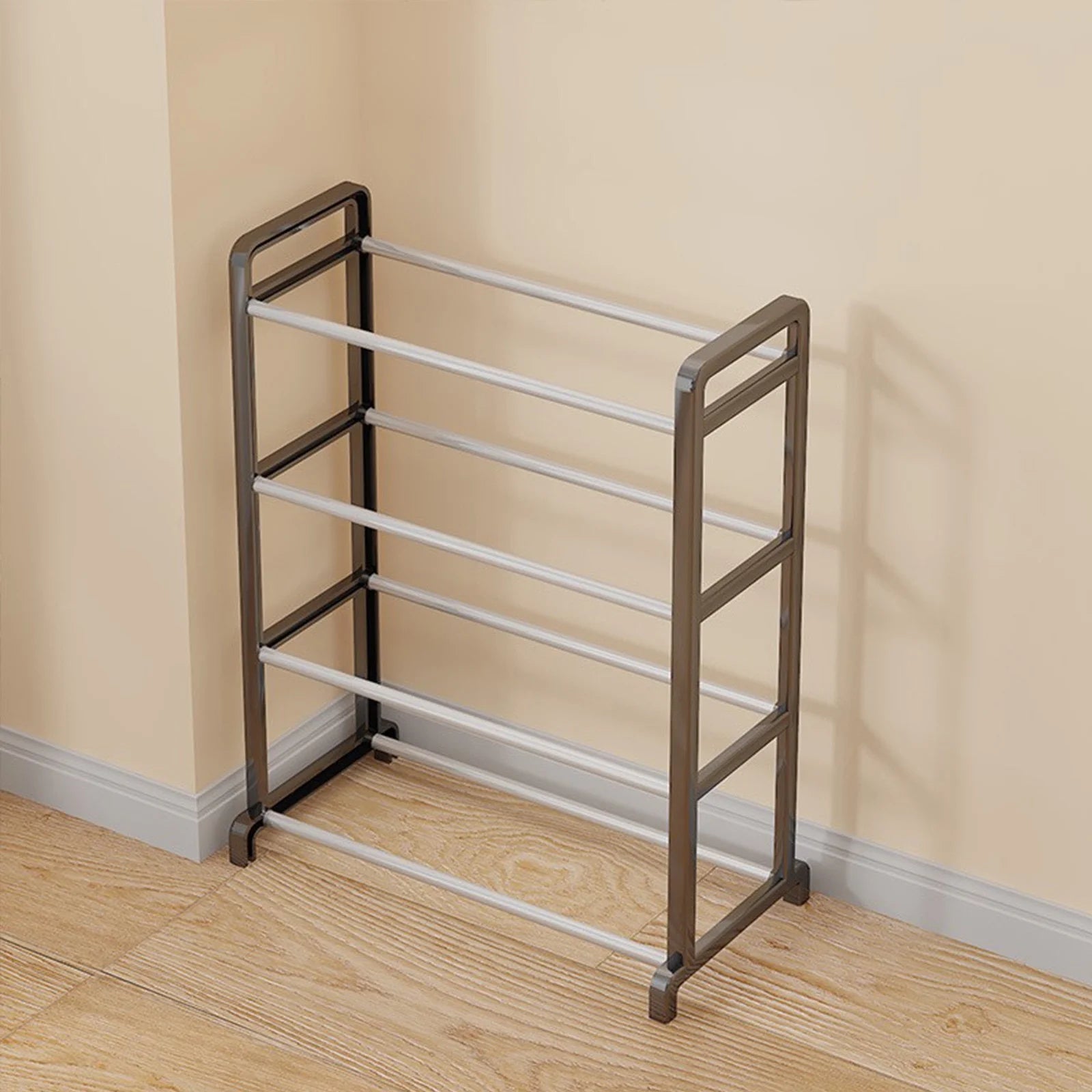 4-Tier Corner Shoe Rack