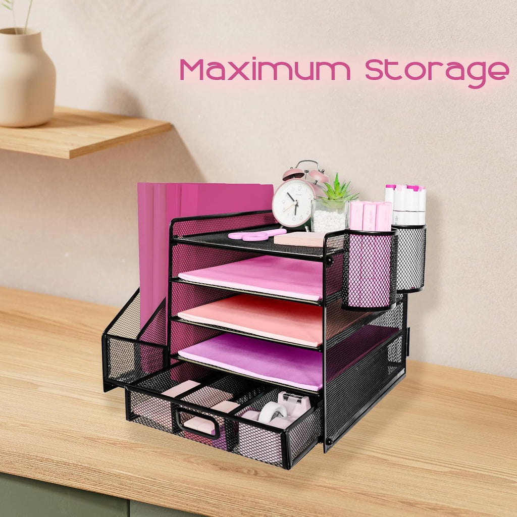 Desk Organizers and Accessories with File Holder