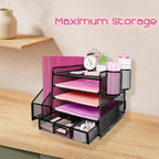 Desk Organizers and Accessories with File Holder